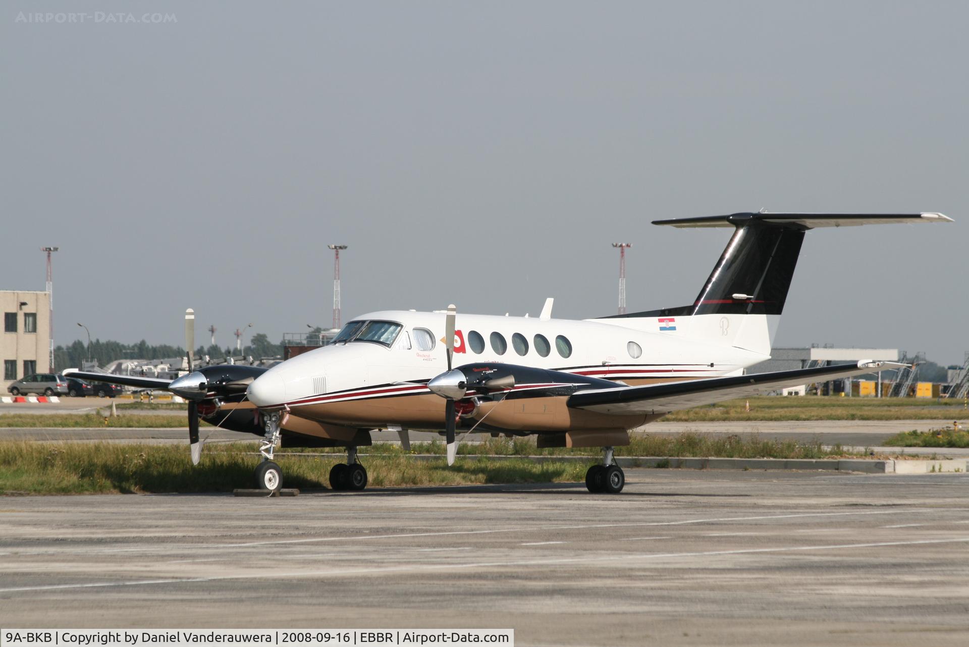 9A-BKB, 2007 Hawker Beechcraft B200 King Air C/N BB-1983, Parked on G.A. apron