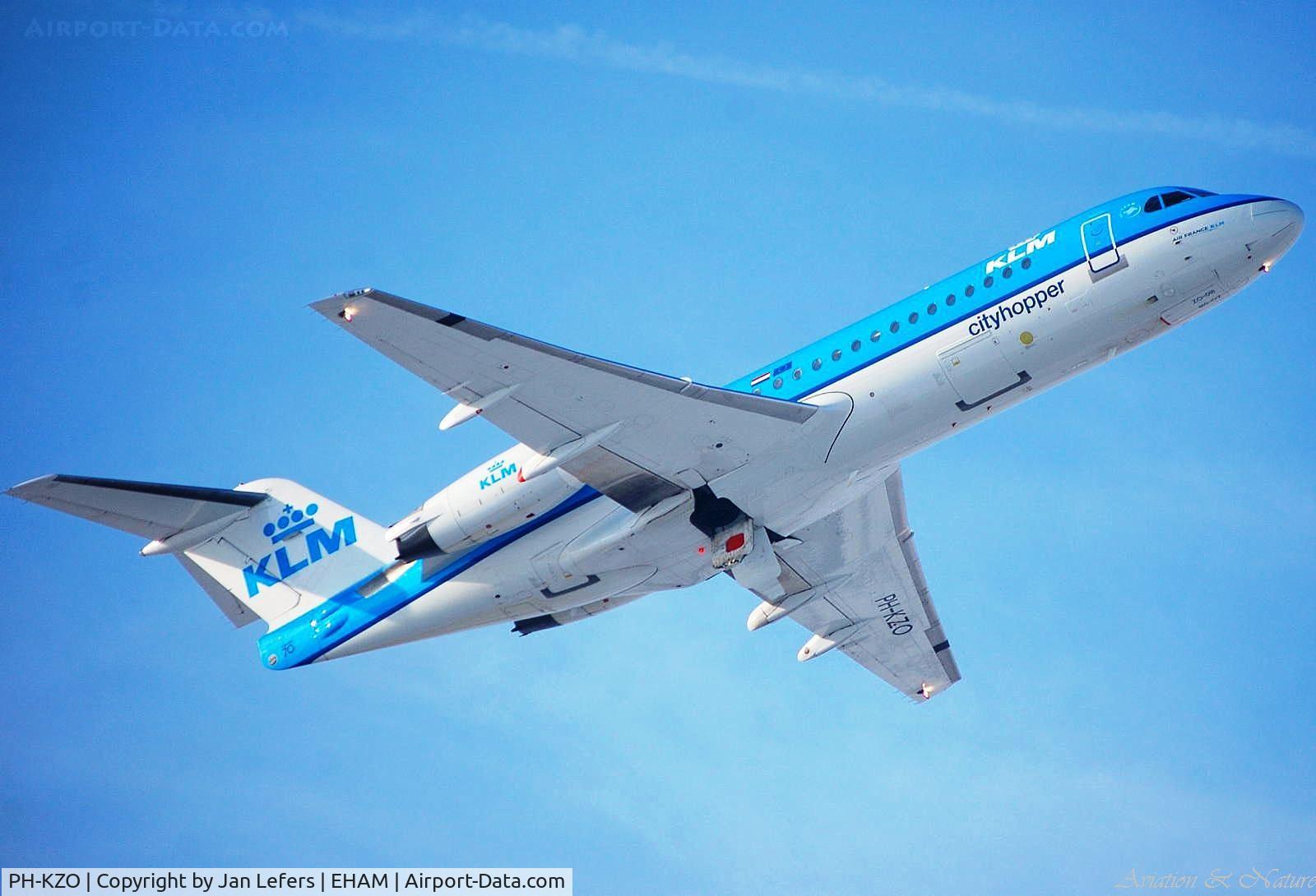 PH-KZO, 1995 Fokker 70 (F-28-0070) C/N 11538, Fokker F-70