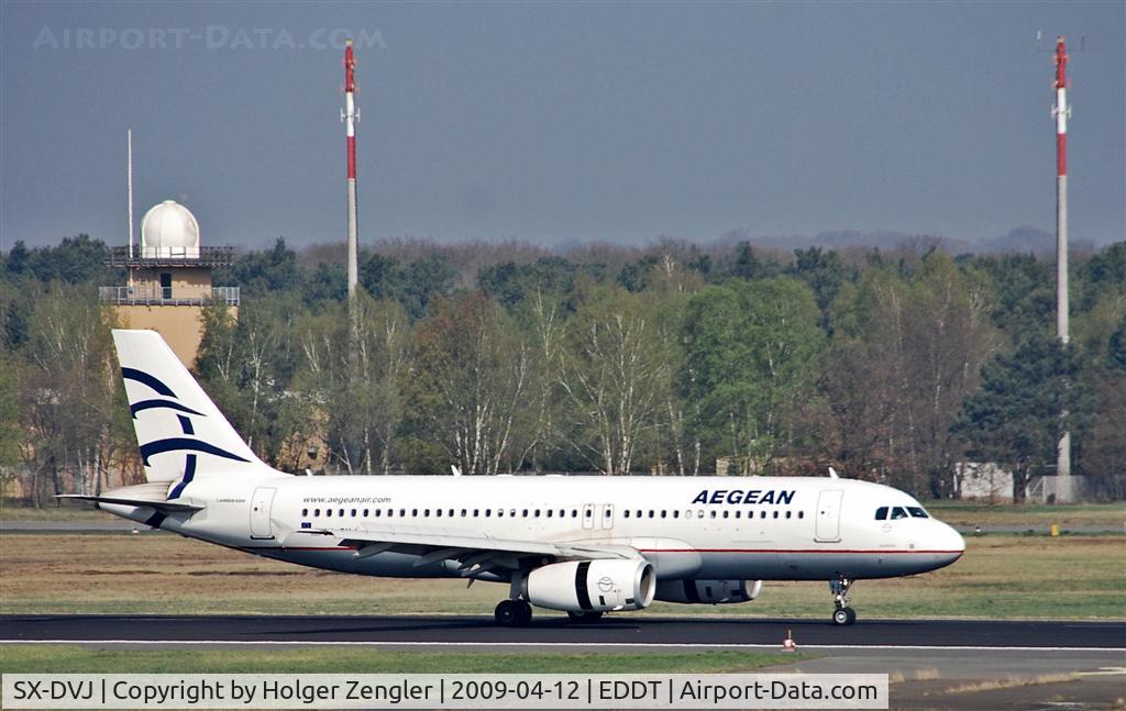 SX-DVJ, 2007 Airbus A320-232 C/N 3365, Just arrived from the sunny beaches of Greek