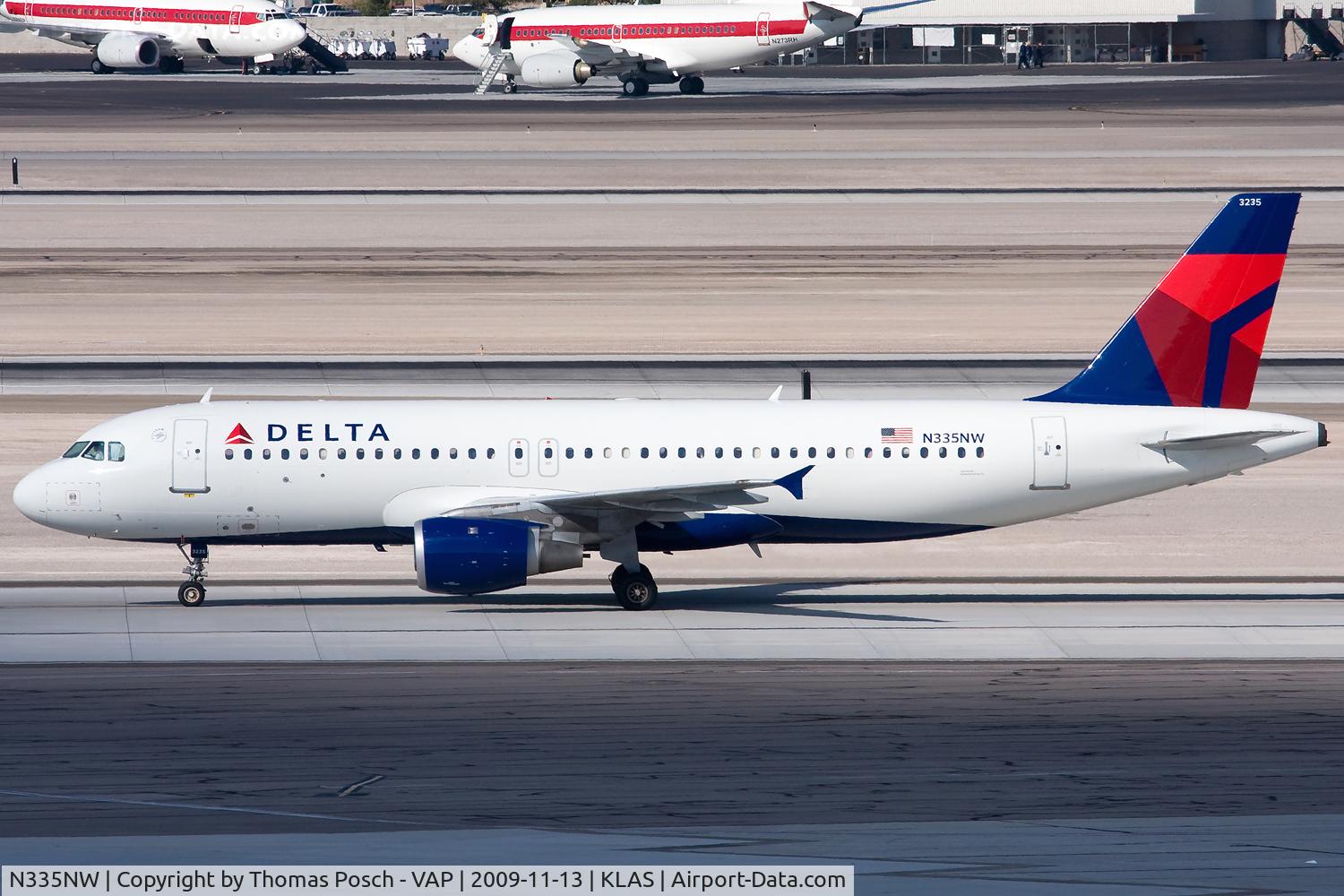 N335NW, 1992 Airbus A320-212 C/N 340, Delta Airlines