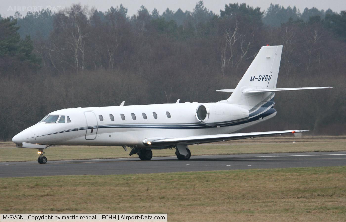 M-SVGN, 2008 Cessna 680 Citation Sovereign C/N 680-0198, CITATION 680