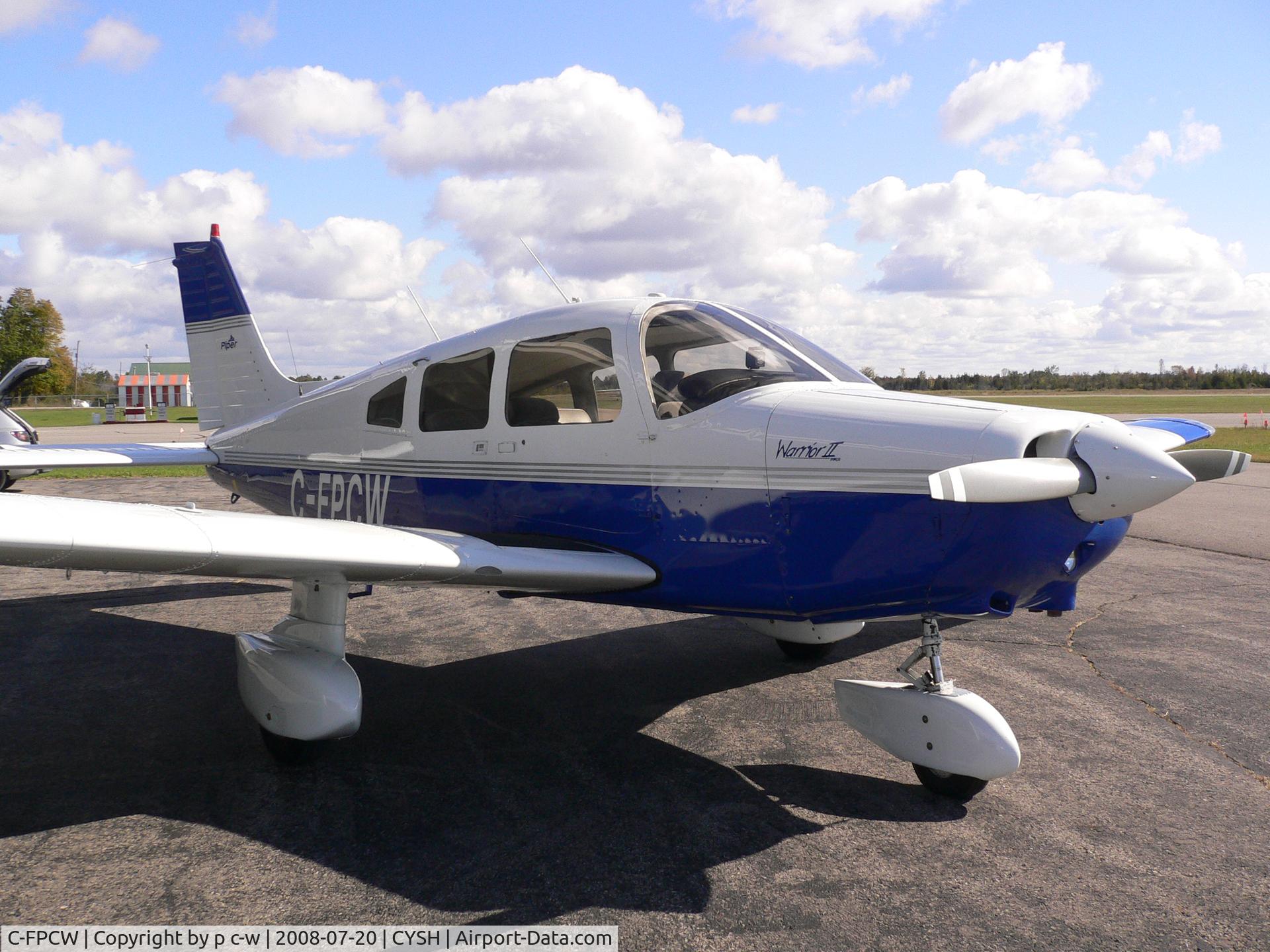 C-FPCW, 1981 Piper PA-28-161 Warrior C/N 28-8116117, N83171 Imported from USA 2008