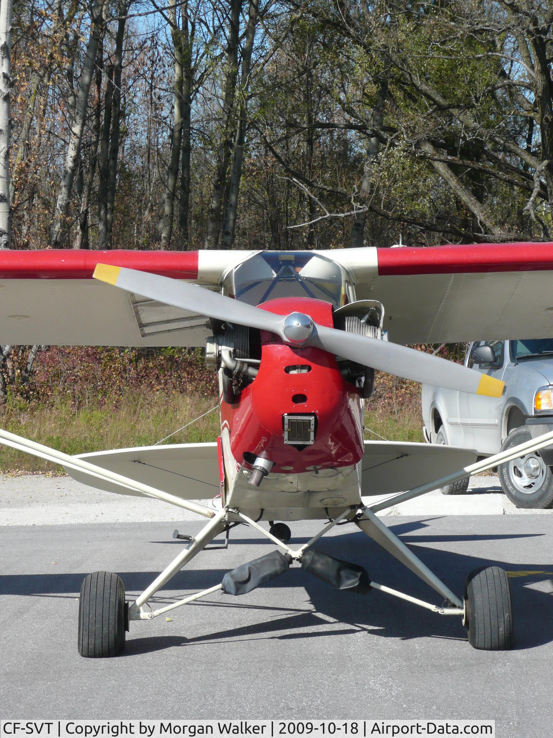 CF-SVT, 1945 Piper J3C-65 Cub Cub C/N 14676, At home at Edenvale, Ontario