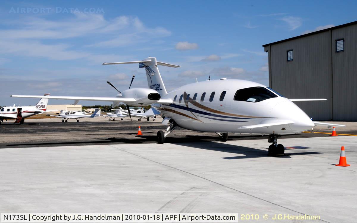 N173SL, 2007 Piaggio P-180 C/N 1146, at Naples Florida