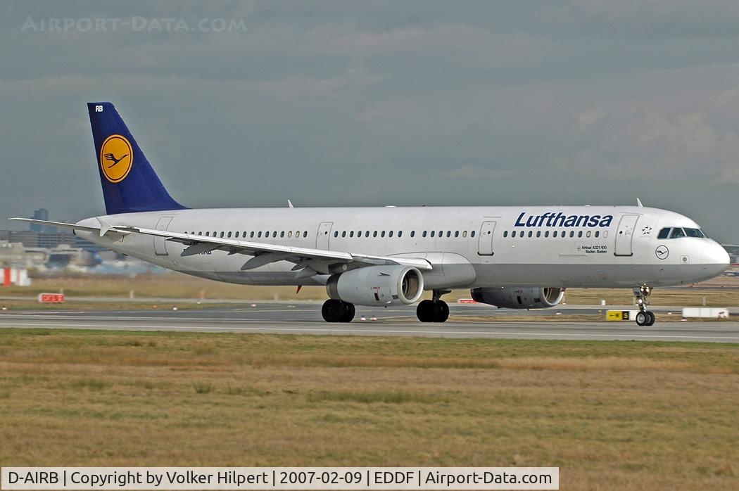 D-AIRB, 1993 Airbus A321-131 C/N 0468, Lufthansa