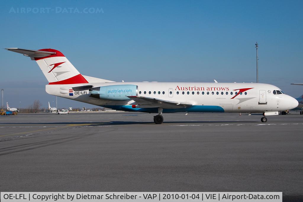 OE-LFL, 1995 Fokker 70 (F-28-0070) C/N 11573, Austrian Arrows Fokker 70