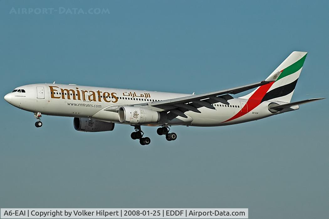A6-EAI, 2001 Airbus A330-243 C/N 437, Emirates