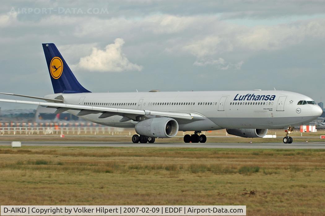 D-AIKD, 2004 Airbus A330-343X C/N 629, Lufthansa