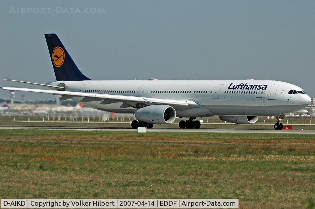 D-AIKD, 2004 Airbus A330-343X C/N 629, Lufthansa