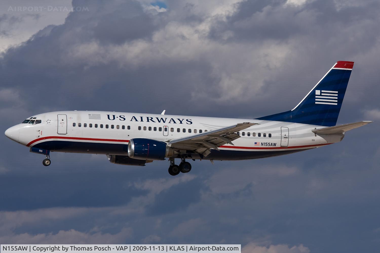 N155AW, 1987 Boeing 737-3G7 C/N 23777, US Airways