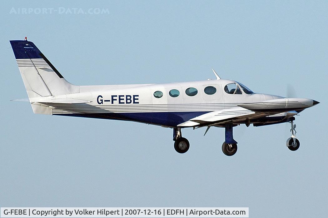 G-FEBE, 1977 Cessna 340A C/N 340A0345, at Hahn