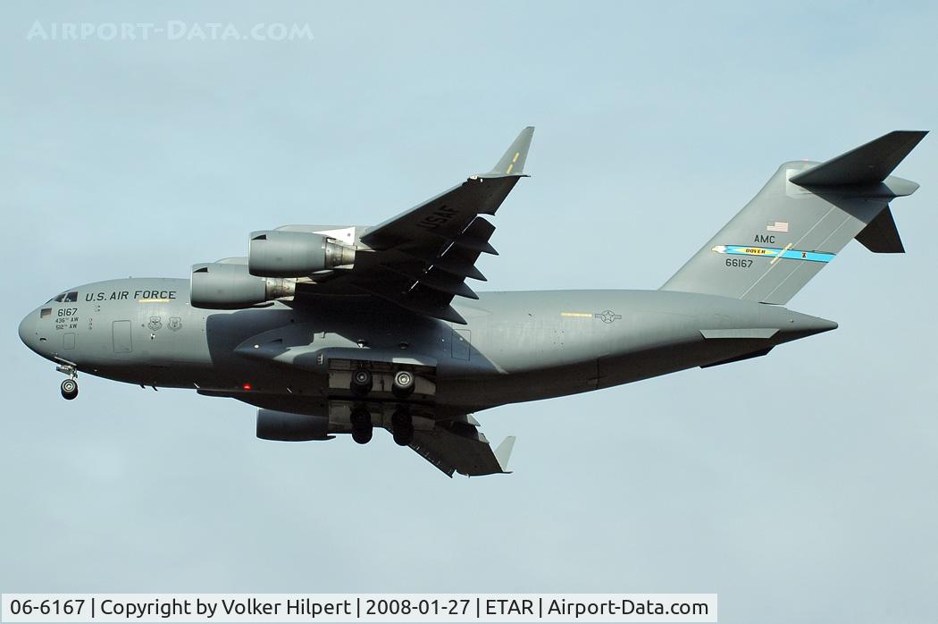 06-6167, 2006 Boeing C-17A Globemaster III C/N P-167, C-17 cn: P-167