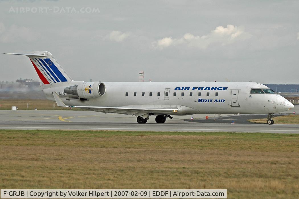 F-GRJB, 1995 Canadair CRJ-100ER (CL-600-2B19) C/N 7076, Air France Regional