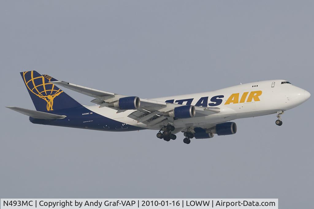 N493MC, 1998 Boeing 747-47UF C/N 29254, Atlas Air 747-400