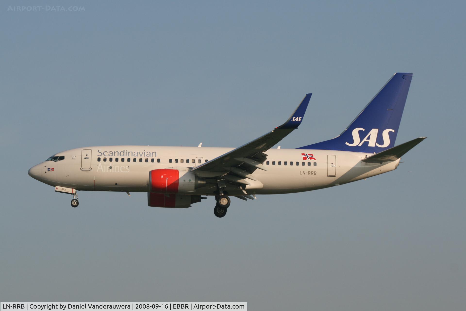 LN-RRB, 2007 Boeing 737-783 C/N 32276, Arrival of flight SK4743  to RWY 25L