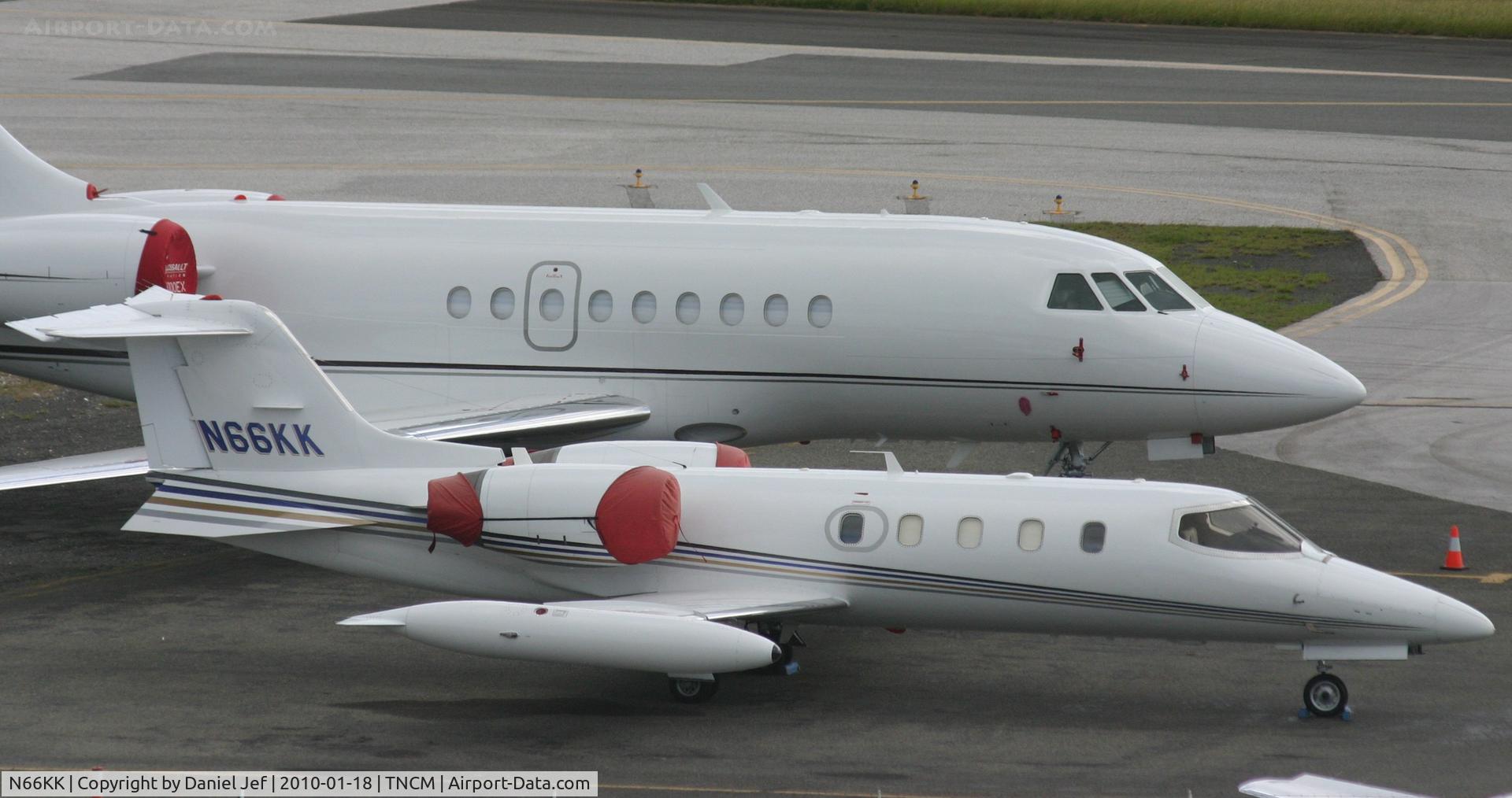 N66KK, Gates Learjet Corp. 35A C/N 095, N66KK park at the cargo ramp