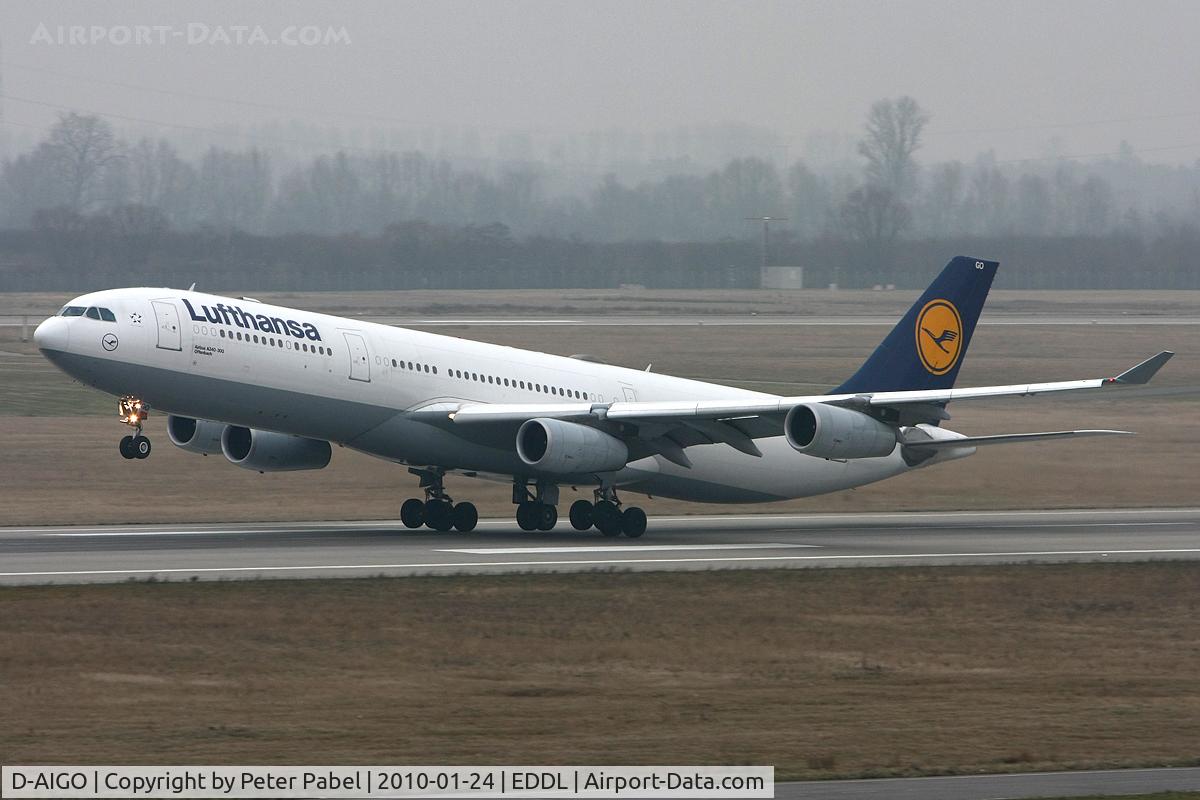D-AIGO, 1998 Airbus A340-313X C/N 233, DUS Trip