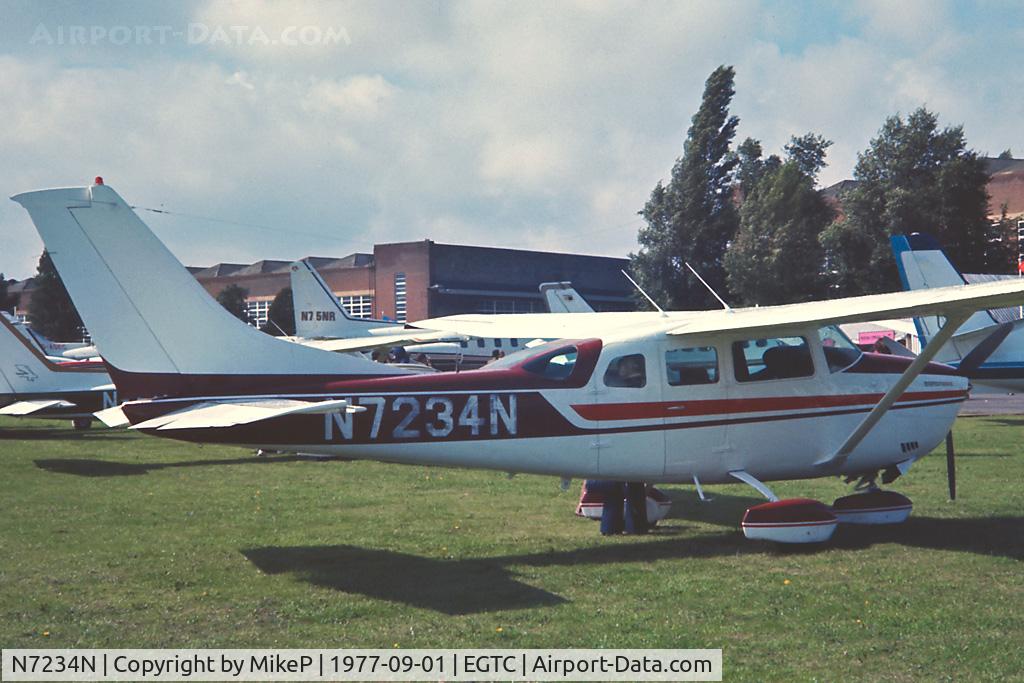N7234N, 1977 Cessna U206G Stationair C/N U206-03573, Demonstrator at the 1977 Business and Light Aviation Show.