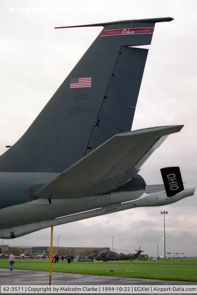 62-3511, 1962 Boeing KC-135R Stratotanker C/N 18494, Boeing KC-135R Stratotanker at RAF Waddington's Photocall in 1994.