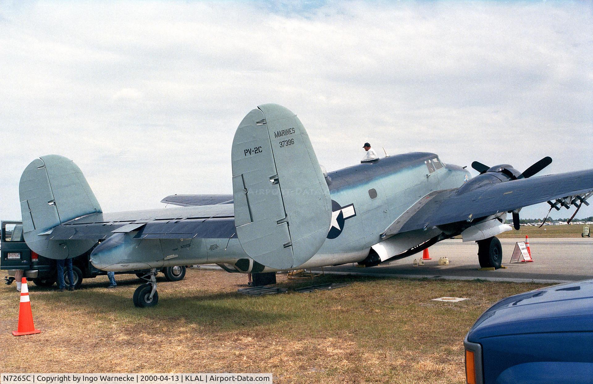 N7265C, 1945 Lockheed PV-2 Harpoon C/N 15-1362, Lockheed PV-2C Harpoon at Sun 'n Fun 2000, Lakeland FL