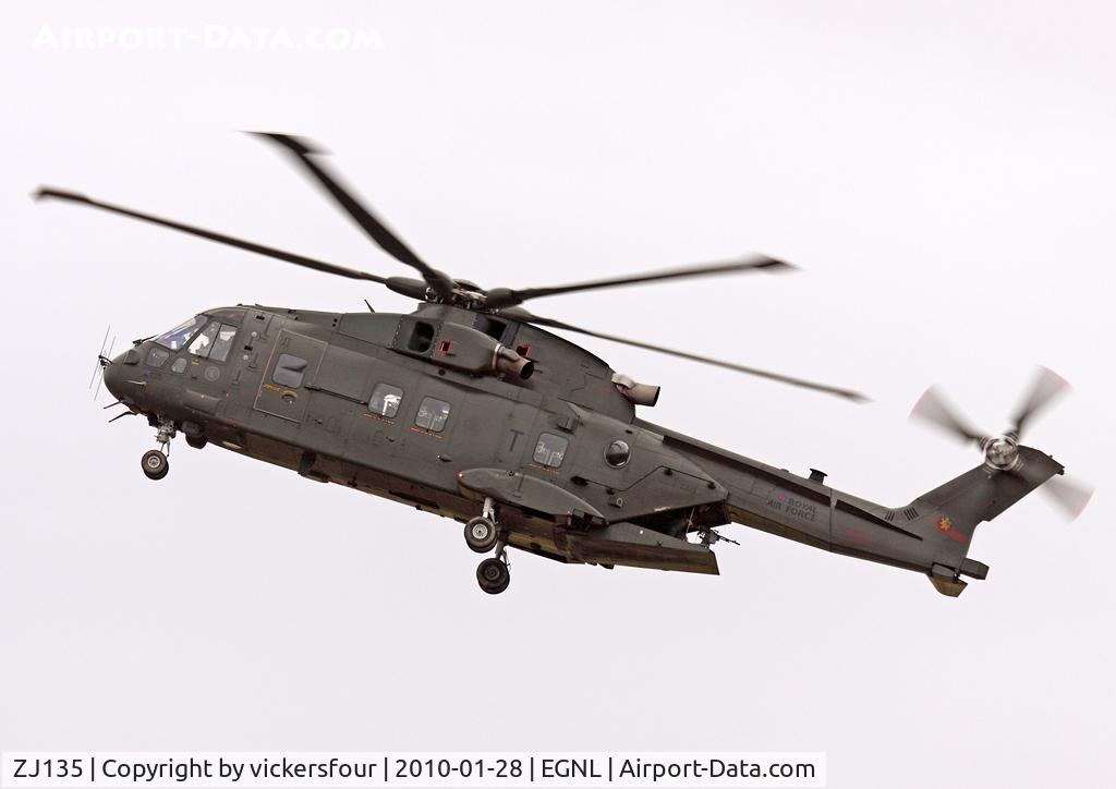 ZJ135, Westland Merlin HC.3 C/N 50187, Royal Air Force. Operated by 28 and 78 Squadrons, coded 'T'.