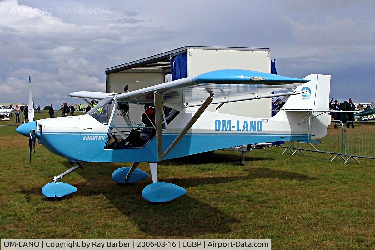 OM-LANO, 2006 Aeropro Eurofox C/N 19506, Aeropro EuroFox [19506] Kemble~G 16/08/2006. Seen at the PFA Flying For Fun 2006 Kemble.