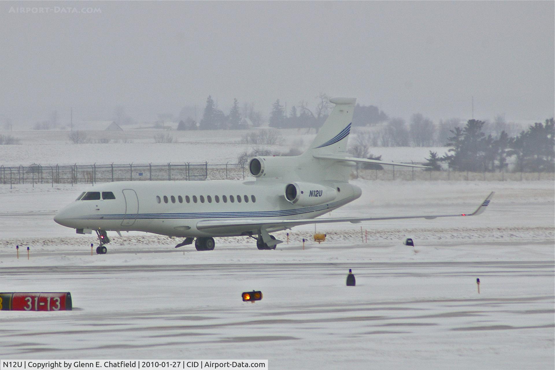 N12U, 2008 Dassault Falcon 7X C/N 53, Taxiing on Alpha to Landmark