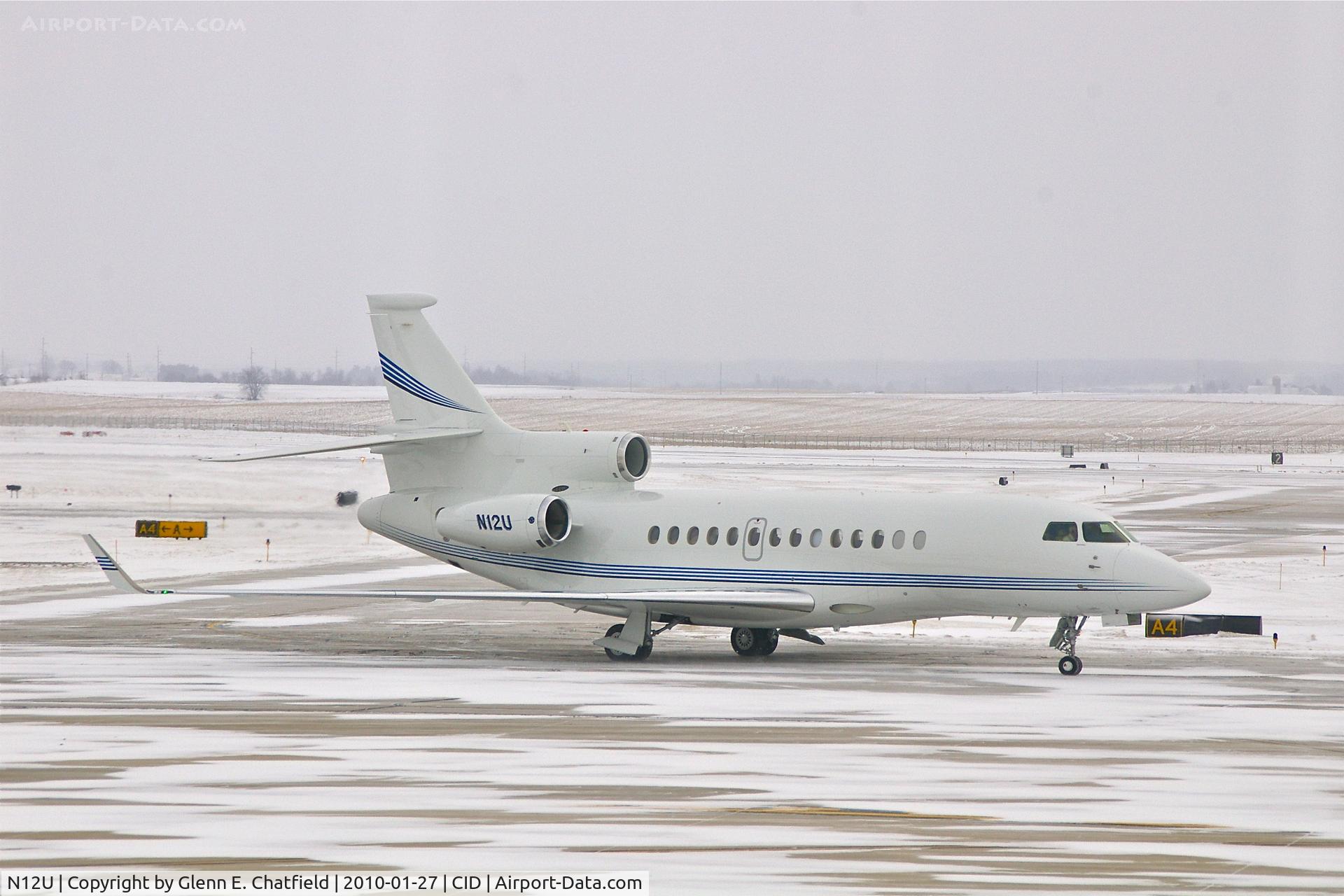 N12U, 2008 Dassault Falcon 7X C/N 53, Taxiing on Delta to Landmark
