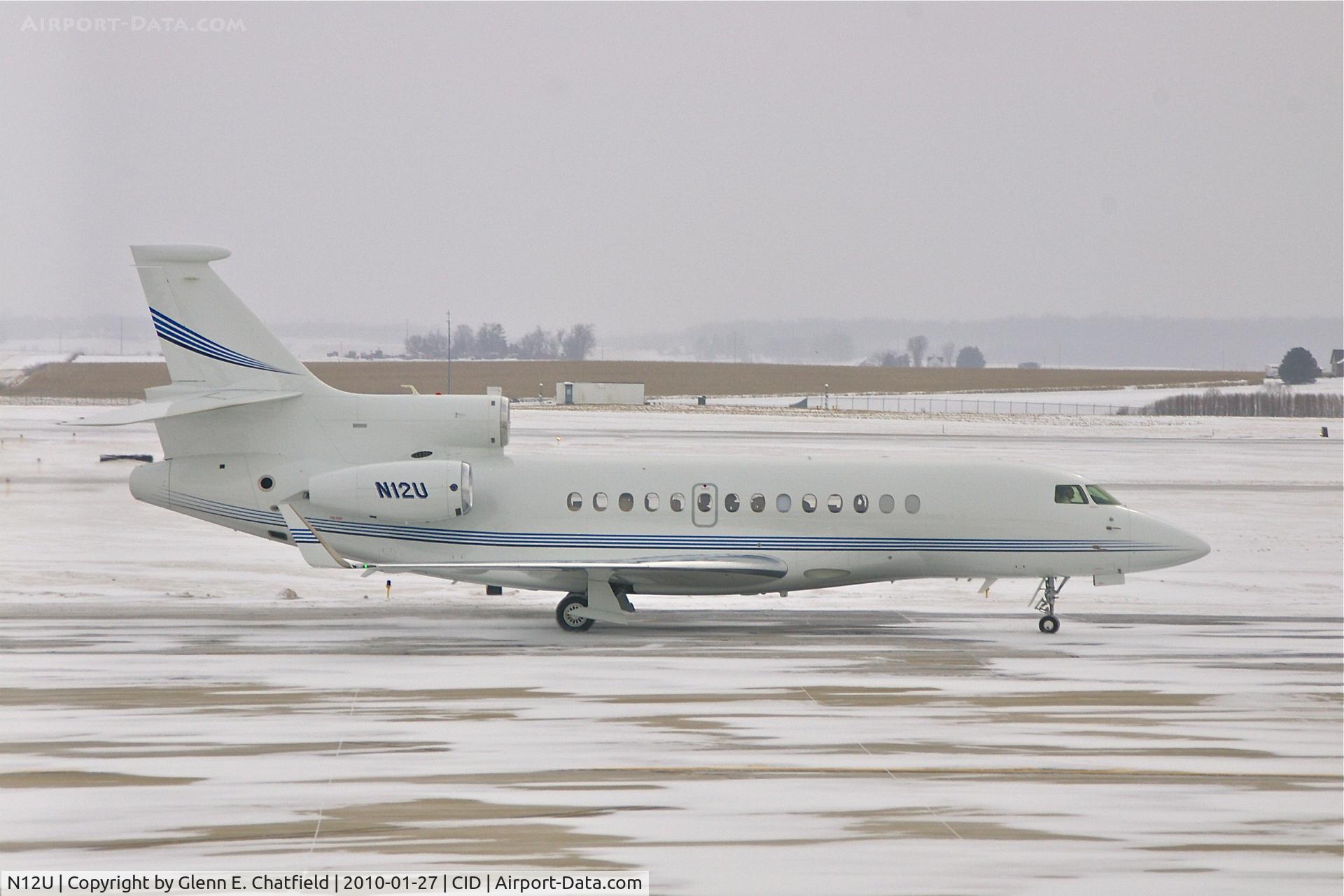 N12U, 2008 Dassault Falcon 7X C/N 53, Taxiing on Delta to Landmark