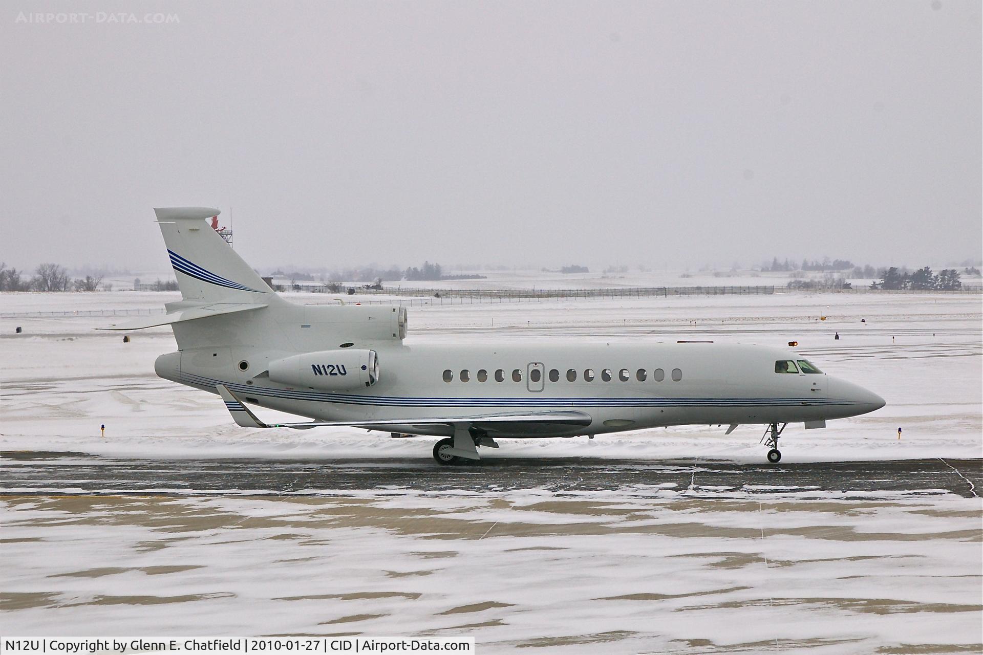 N12U, 2008 Dassault Falcon 7X C/N 53, Taxiing on Delta to Landmark