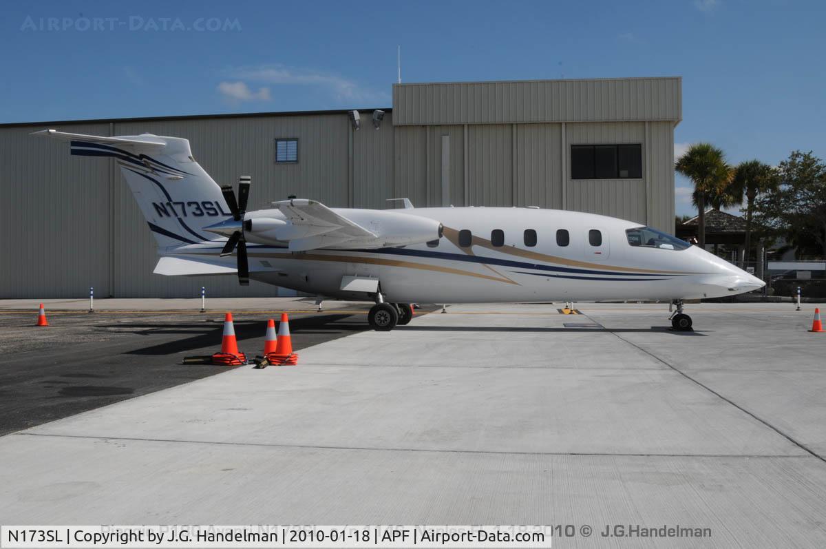 N173SL, 2007 Piaggio P-180 C/N 1146, at Naples Florida