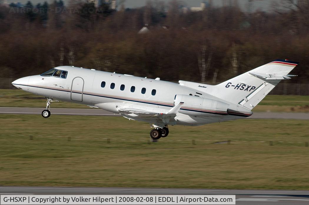 G-HSXP, 2007 Raytheon Hawker 850XP C/N 258827, at dus