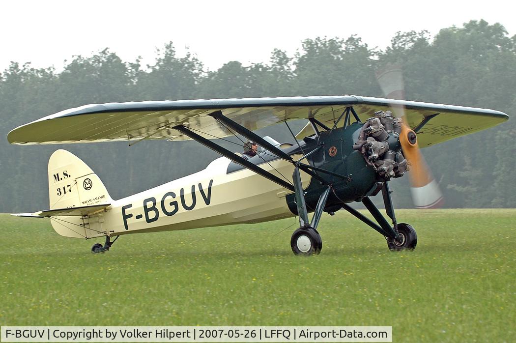 F-BGUV, Morane-Saulnier MS.317 C/N 297, at lffq