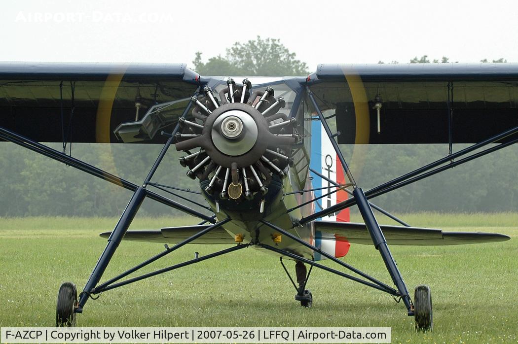 F-AZCP, Morane-Saulnier MS-502 Criquet C/N 320, at lffq