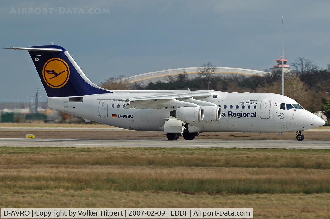 D-AVRO, 1994 British Aerospace Avro 146-RJ85 C/N E.2246, Lufthansa Regional
