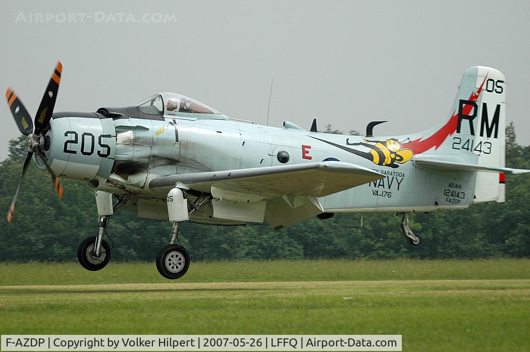 F-AZDP, Douglas AD-4N Skyraider C/N 7449, at lffq