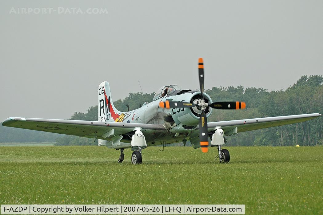 F-AZDP, Douglas AD-4N Skyraider C/N 7449, at lffq