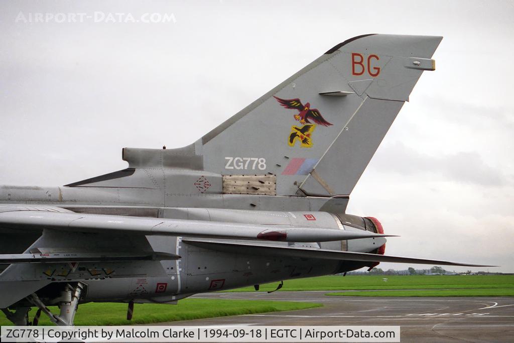 ZG778, 1992 Panavia Tornado F.3 C/N 910/AS140/3451, Panavia Tornado F3 at Cranfield's Air Show and Helifest in 1994.