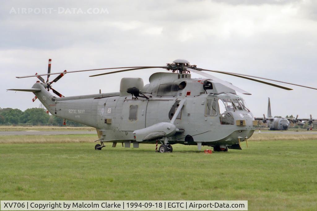 XV706, Westland Sea King HAS.6 C/N WA677, Westland Sea King HAS6 at Cranfield's Air Show and Helifest in 1994.