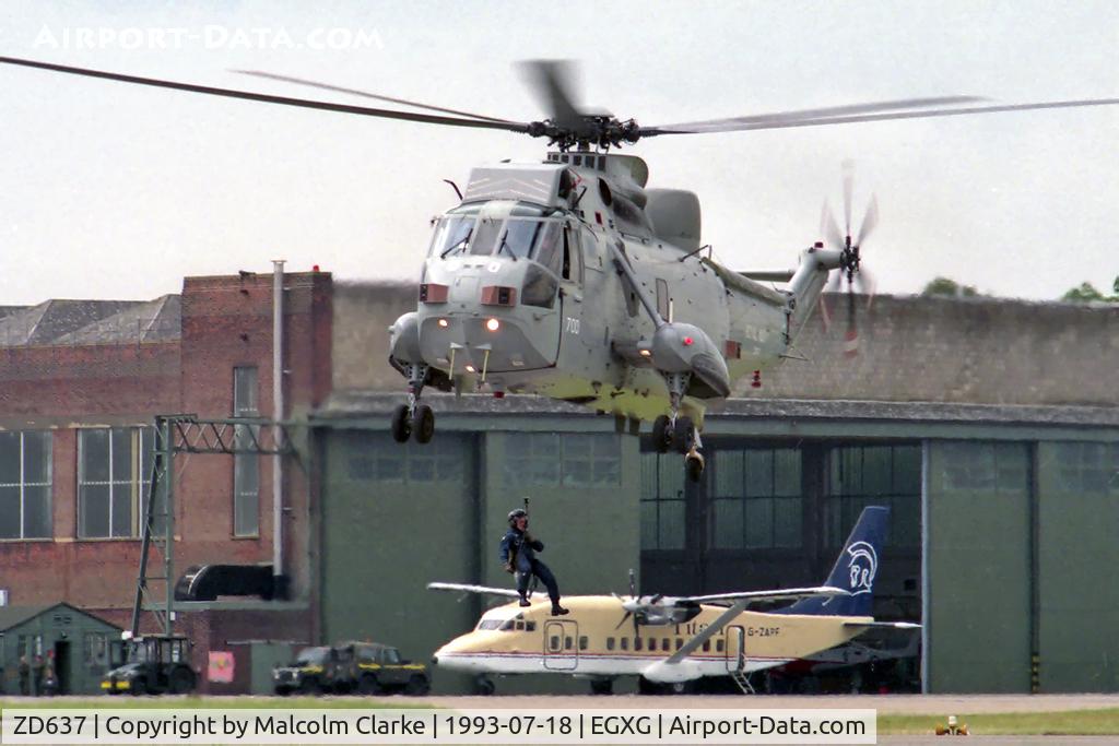 ZD637, Westland Sea King HAS.6 C/N WA946, Westland Sea King HAS6 at RAF Church Fenton in 1993.