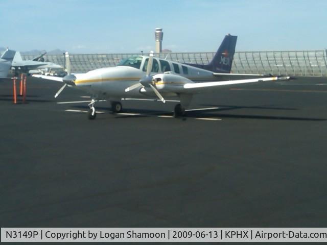 N3149P, 1987 Beech 58 Baron C/N TH-1470, Cutter Ramp at Phoenix Sky Harbor Airport