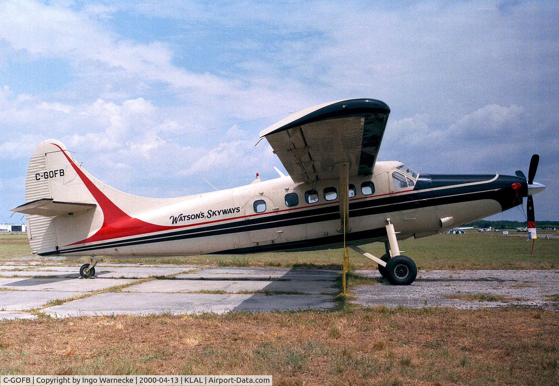 C-GOFB, 1954 De Havilland Canada DHC-3 Turbo Otter Otter C/N 39, De Havilland Canada DHC-3 (Vazar) Turbo Otter of Watson's Skyways at Sun 'n Fun 2000, Lakeland FL