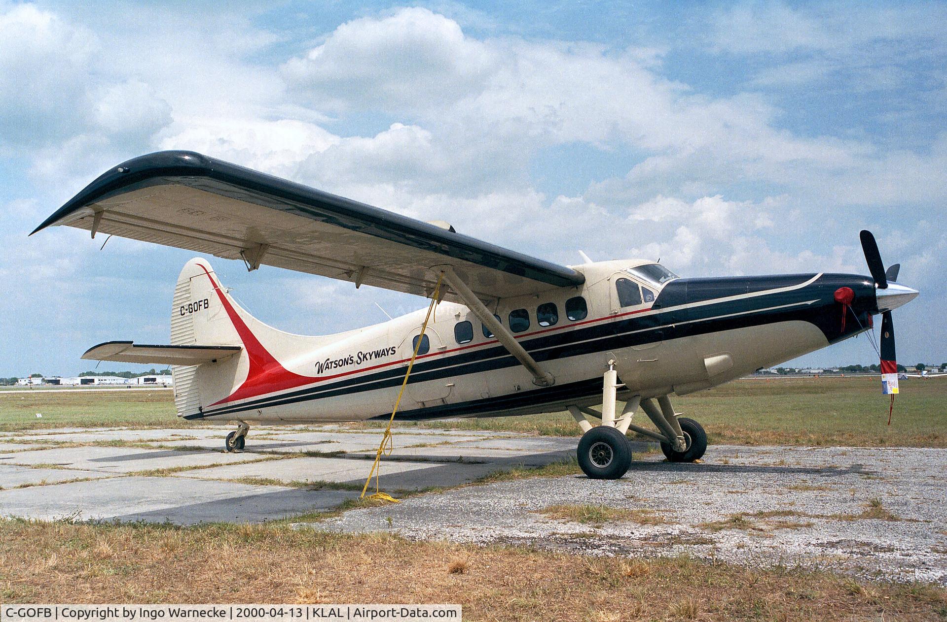 C-GOFB, 1954 De Havilland Canada DHC-3 Turbo Otter Otter C/N 39, De Havilland Canada DHC-3 (Vazar) Turbo Otter of Watson's Skyways at Sun 'n Fun 2000, Lakeland FL