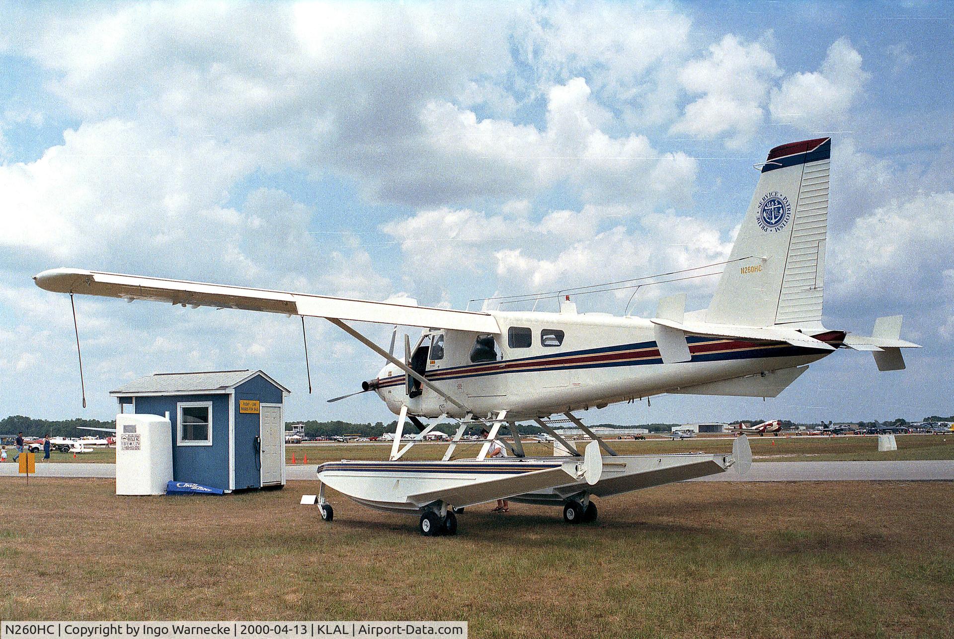 N260HC, 1967 De Havilland Canada DHC-2 Turbo Beaver Mk.3 C/N 1665-TB37, De Havilland Canada DHC-2 Mk3 Turbo Beaver on amphibious floats at Sun 'n Fun 2000, Lakeland FL