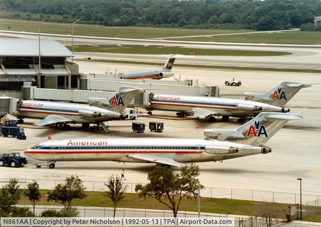 N861AA, 1977 Boeing 727-223 C/N 21088, Boeing 727-223 of American Airlines at Tampa in May 1992.