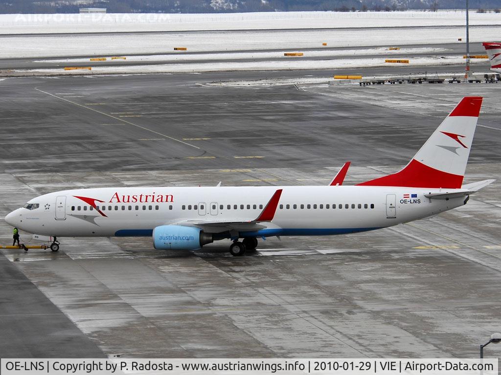 OE-LNS, 2005 Boeing 737-8Z9 C/N 34262, First 737-800 in Austrian Airlines colors