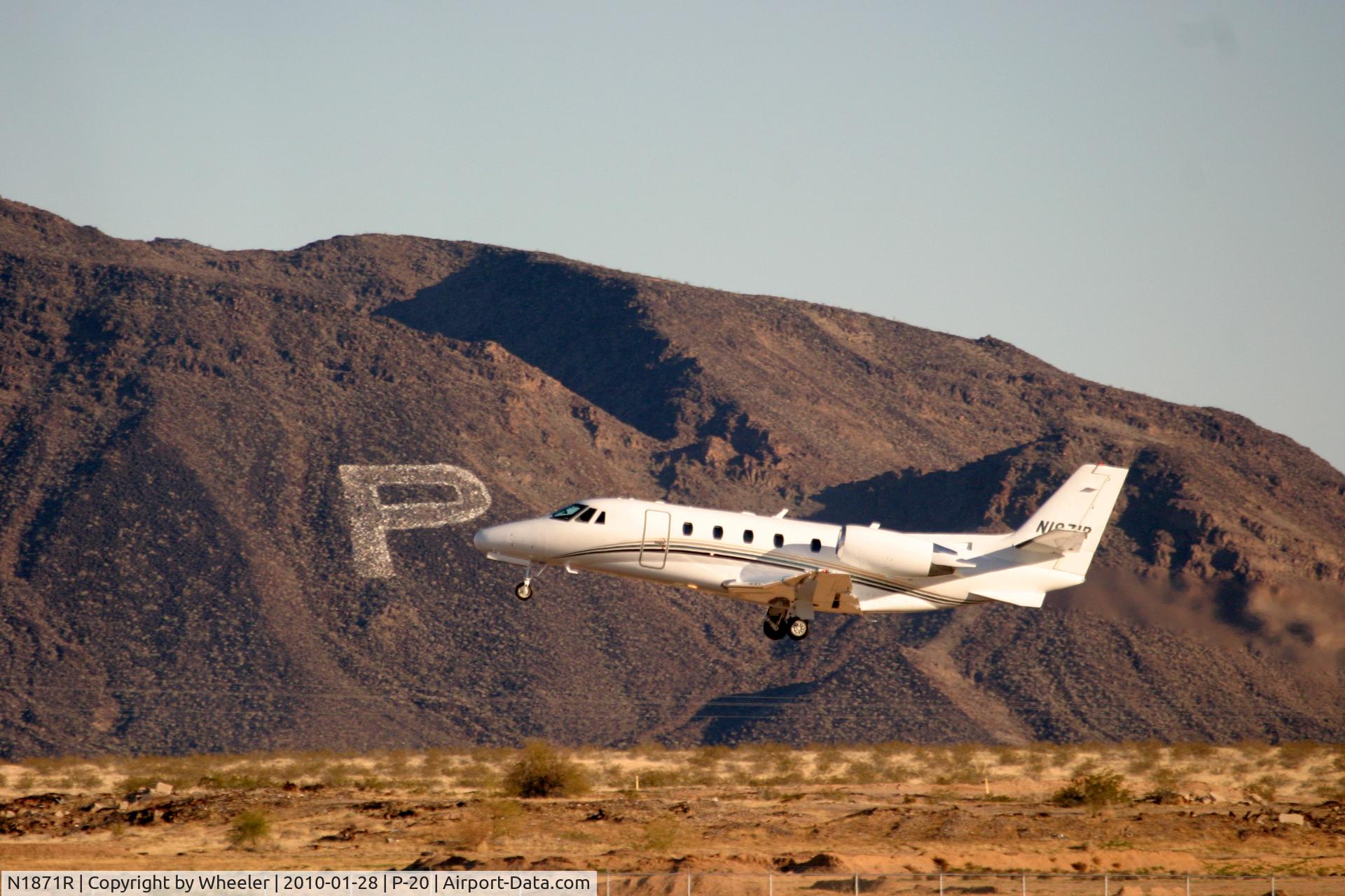 N1871R, 2002 Cessna 560XL Citation Excel C/N 560-5297, Parker Arizona