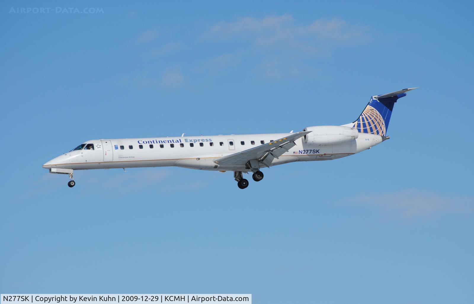 N277SK, 2000 Embraer ERJ-145LR (EMB-145LR) C/N 145355, CHQ operating for Continental Express
