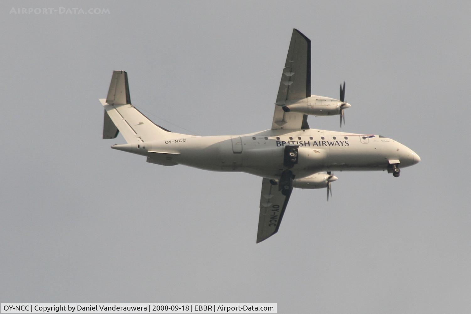 OY-NCC, 1997 Dornier 328-100 C/N 3083, On approach to RWY 07L
