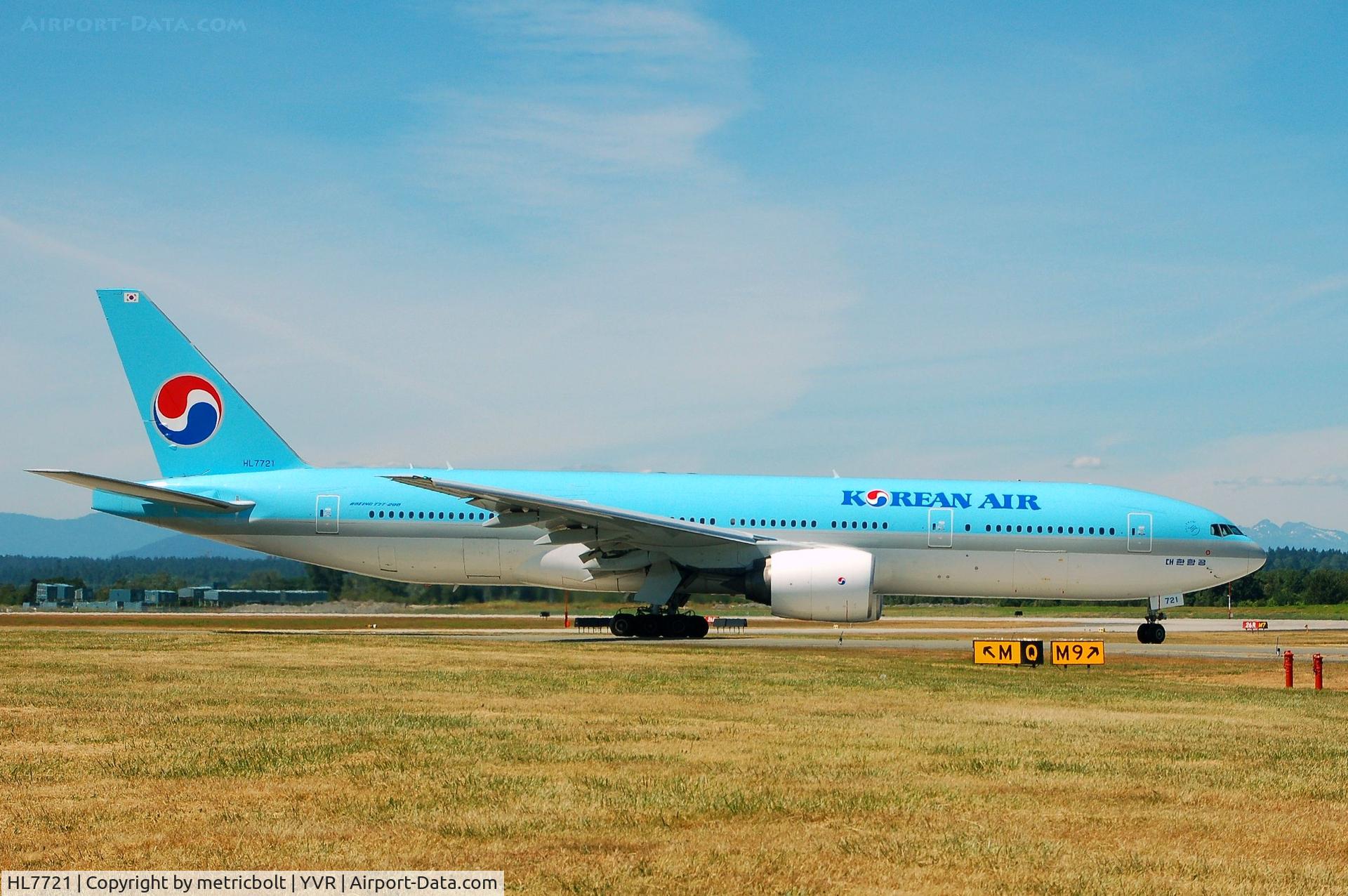 HL7721, Boeing 777-2B5/ER C/N 33727, departure to Korea,July 2008